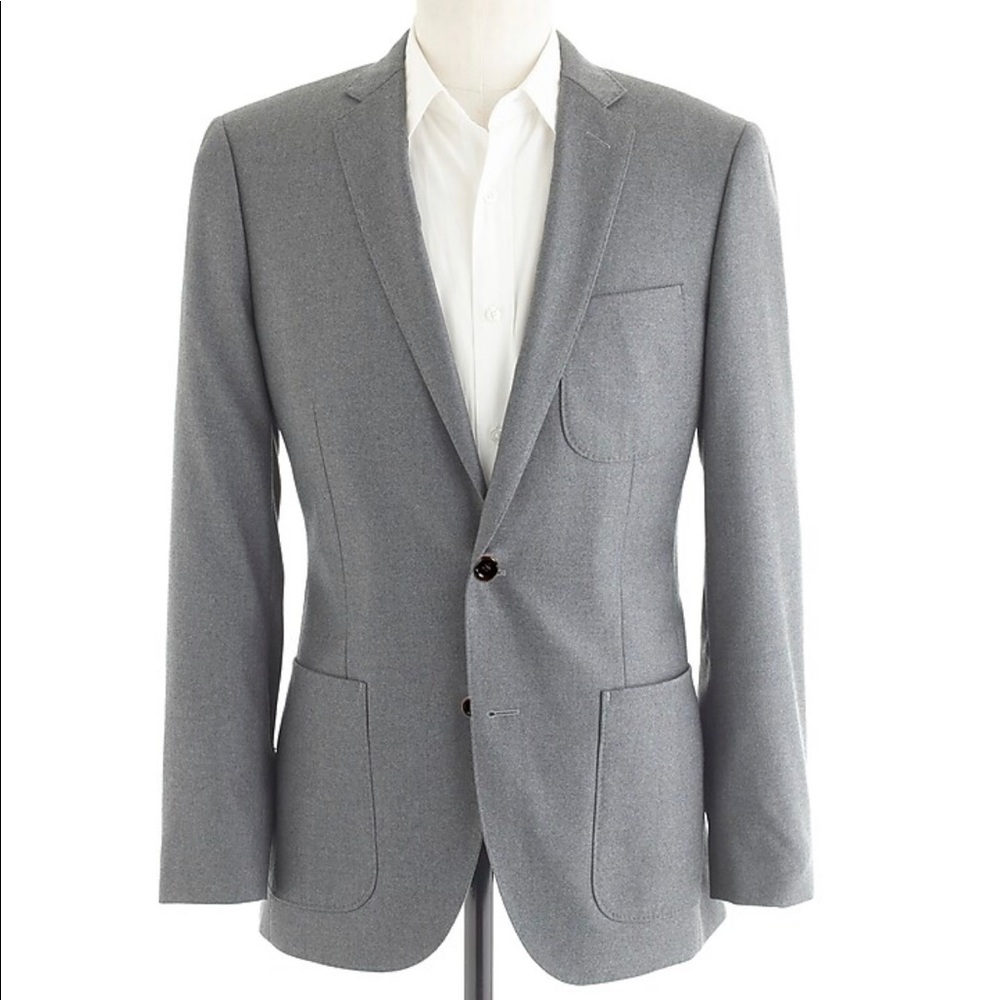 J. Crew Two-Button Wool Flannel Sportcoat